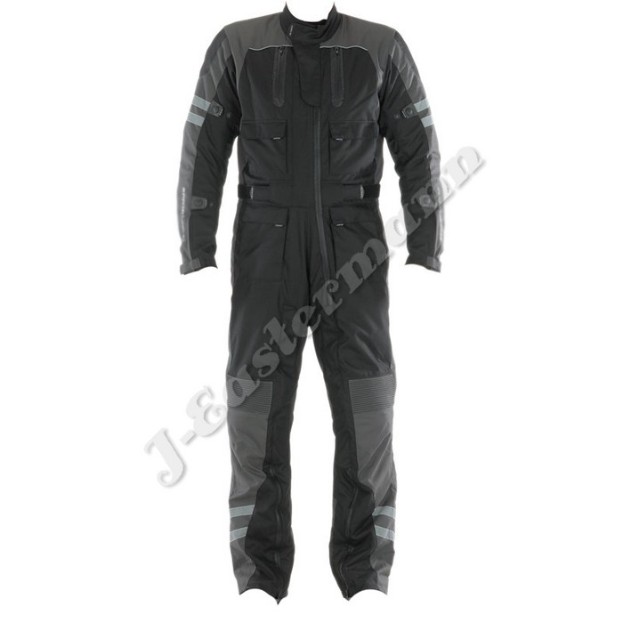 Mens 1 Piece Textile Motorcycle Suit JEI-7705